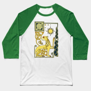 Celitic Lion Baseball T-Shirt